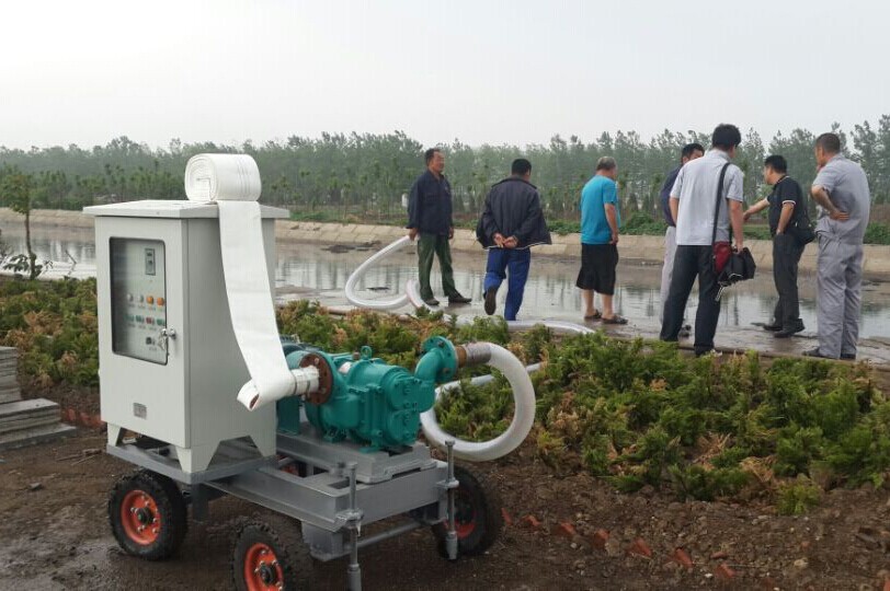 青岛转子泵--移动式沼液沼渣污泥转子泵